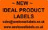 Picture of Personalised ORANGE  ADDRESS Labels - 38mm x 25mm