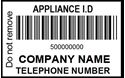 Picture of Appliance ID Labels