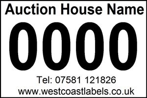 Picture of Auction Labels 76mm x 50mm 