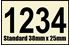 Picture of Sequential Numbers 38mm x 25mm Colour Label