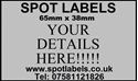 Picture of SILVER  ADDRESS Labels Personalised - 65MM X 38MM